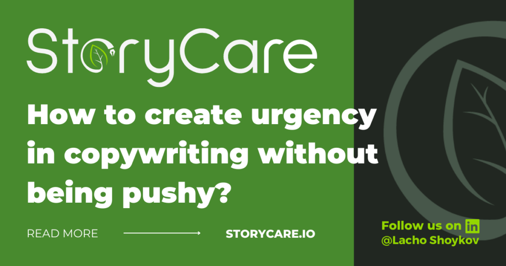 How to create urgency in copywriting without being pushy